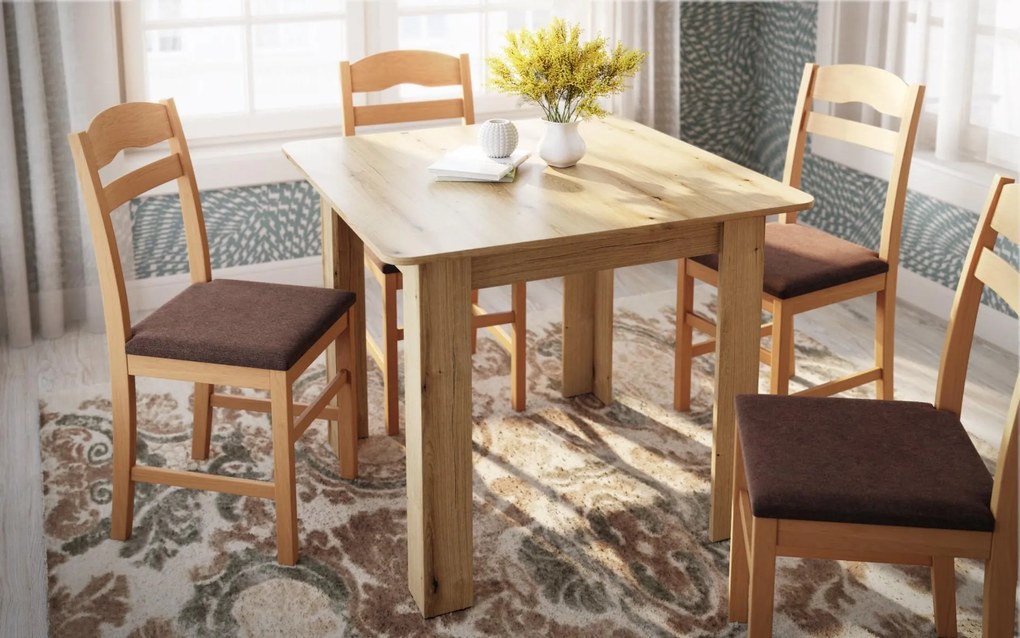 Комплект Маса Мари + 4 бр. стол Сандо