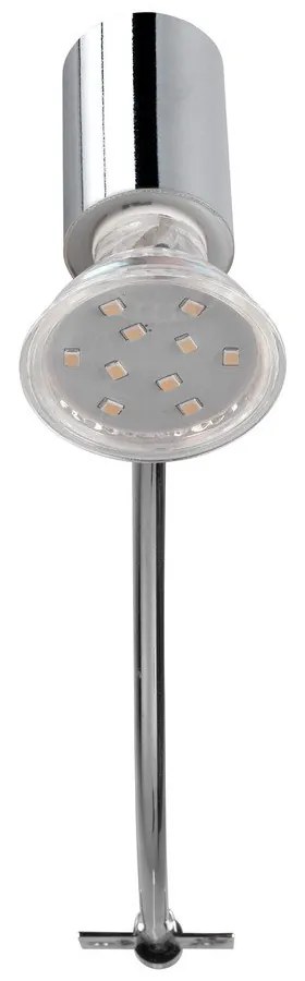 Стенна лампа в лъскаво-сребрист цвят (дължина 34 см) Giada - Trio