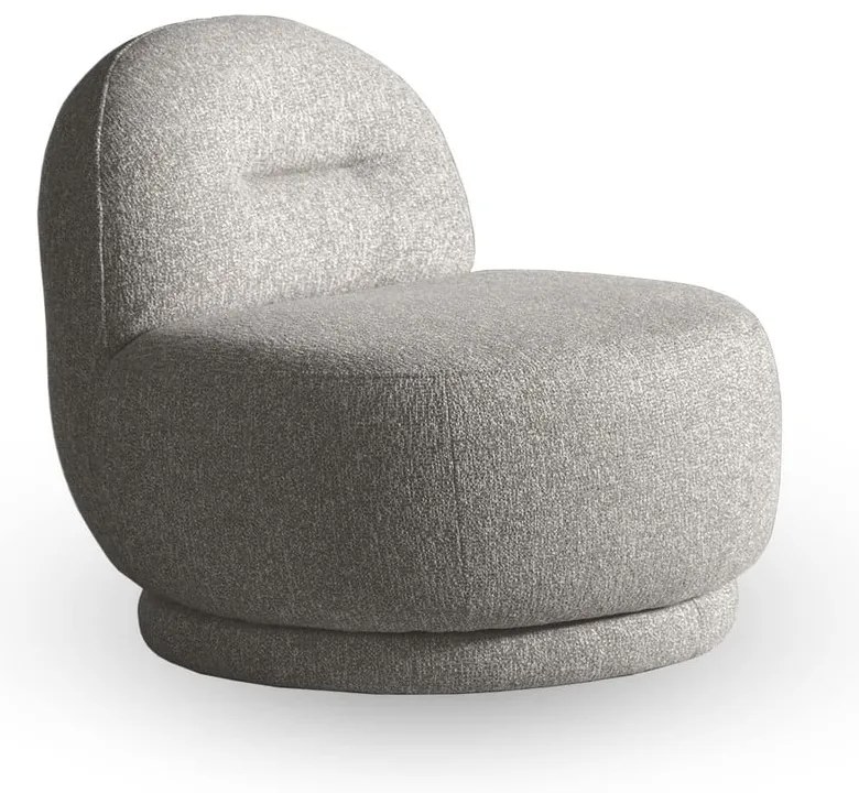 Светлосиво кресло Ovo – Miuform