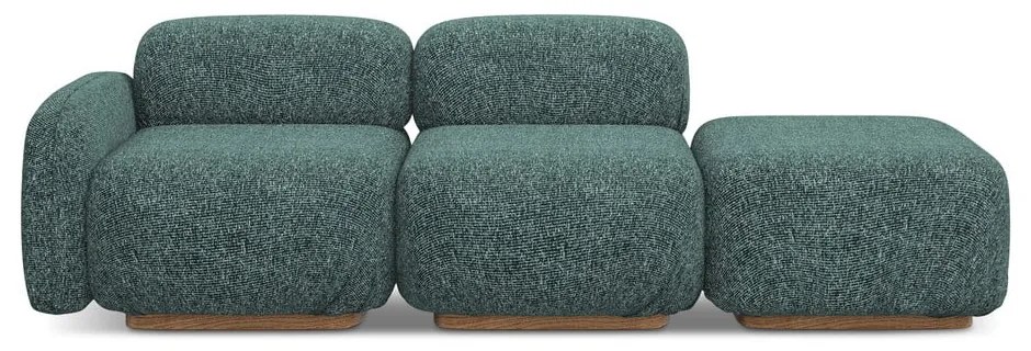 Тюркоазен модулна лежанка (ляв ъгъл) Ailani – Makamii