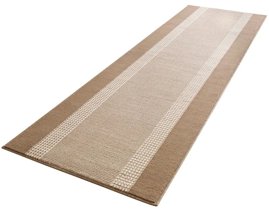 Бежово-кафяв мокет , 80 x 300 cm Basic - Hanse Home