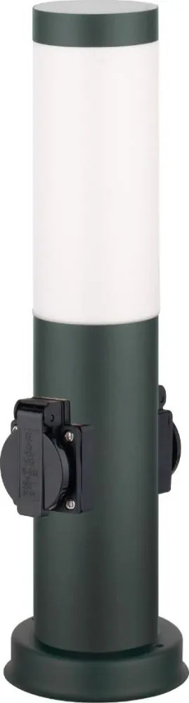 Brilagi -Външна лампа с 2 SCHUKO розетки 1xE27/15W/230V 40 см IP44 антрацит