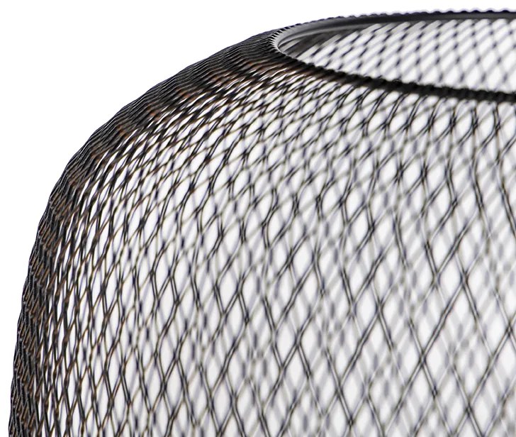 Модерна подова лампа черна 135 см - Bliss Mesh