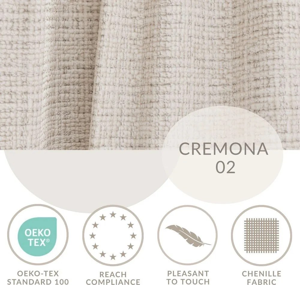 Кремав шенилов сгъваем/с място за съхранение ъглов диван (ляв ъгъл) Maze – Maison de Rêve