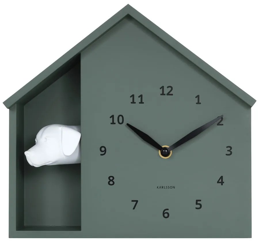 Стенен часовник Peeking Doggy – Karlsson