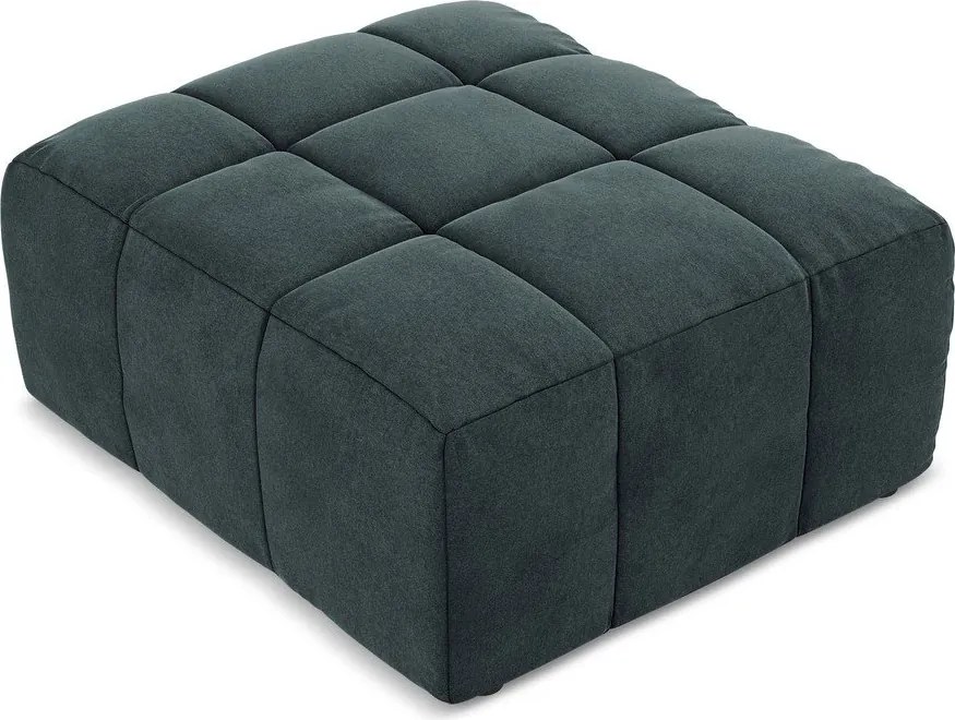 Синя кадифена табуретка Aloha – Makamii