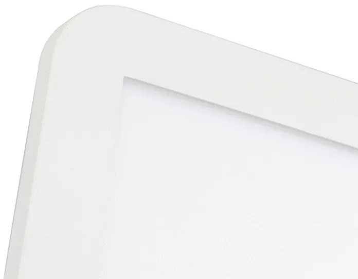 Таванна лампа бяла 22,5 см с LED 3-степенно димиране IP44 - Steve