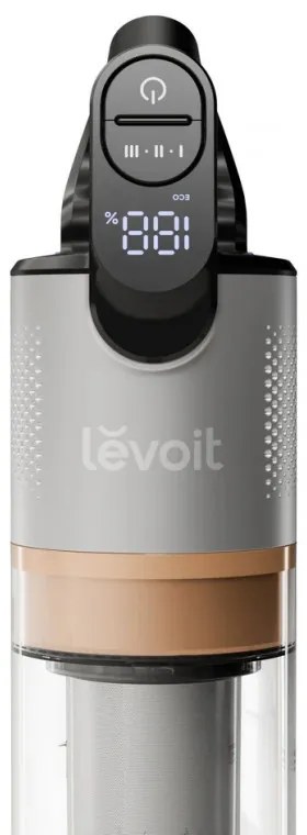 Вертикална прахосмукачка Levoit LVAC-300, 240W, 0.75l, Автономия до 60 мин, Турбо, Четка с LED, Черен/сив