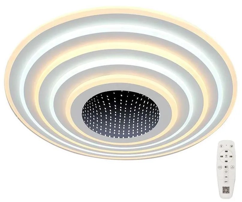 LED Димируем плафон LED/125W/230V 3000-6500K + д.у.