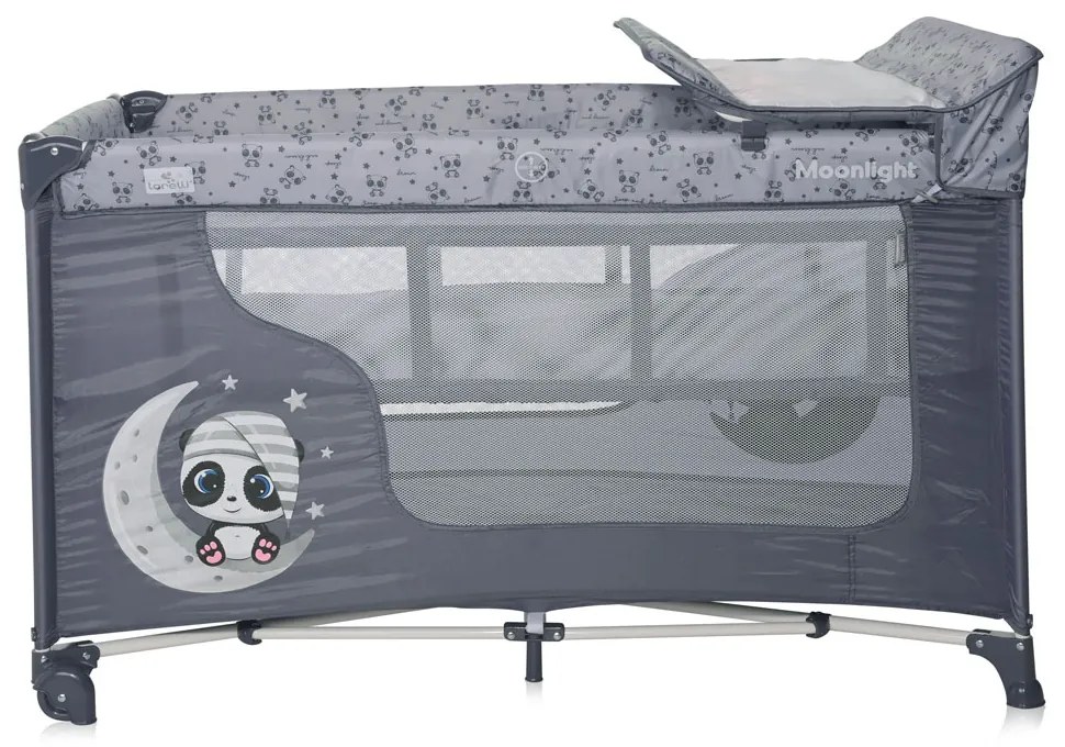 LORELLI Classic Кошара на 2 нивa MOONLIGHT COOL GREY PANDAS