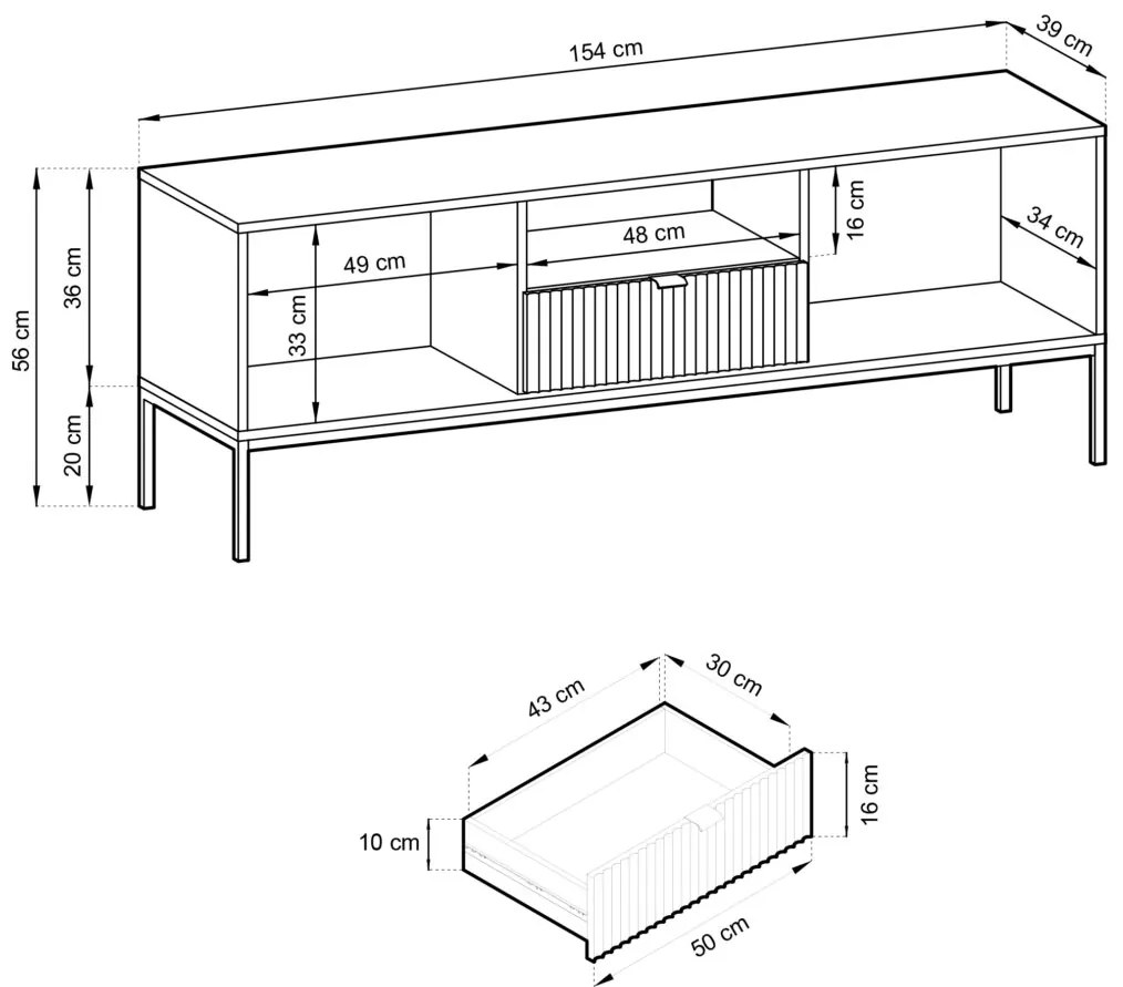 ТV шкаф Palermo-Leuko