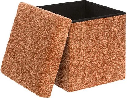 Пуф със съхранение atmosphera Oxia, Амбър, 38x38 cm