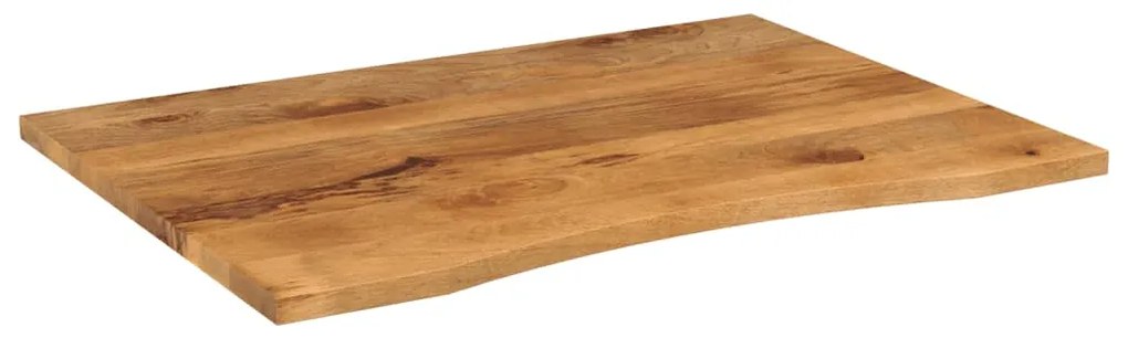 370220 vidaXL Плот за бюро с извивка 100x80x2,5 см грубо мангово дърво масив