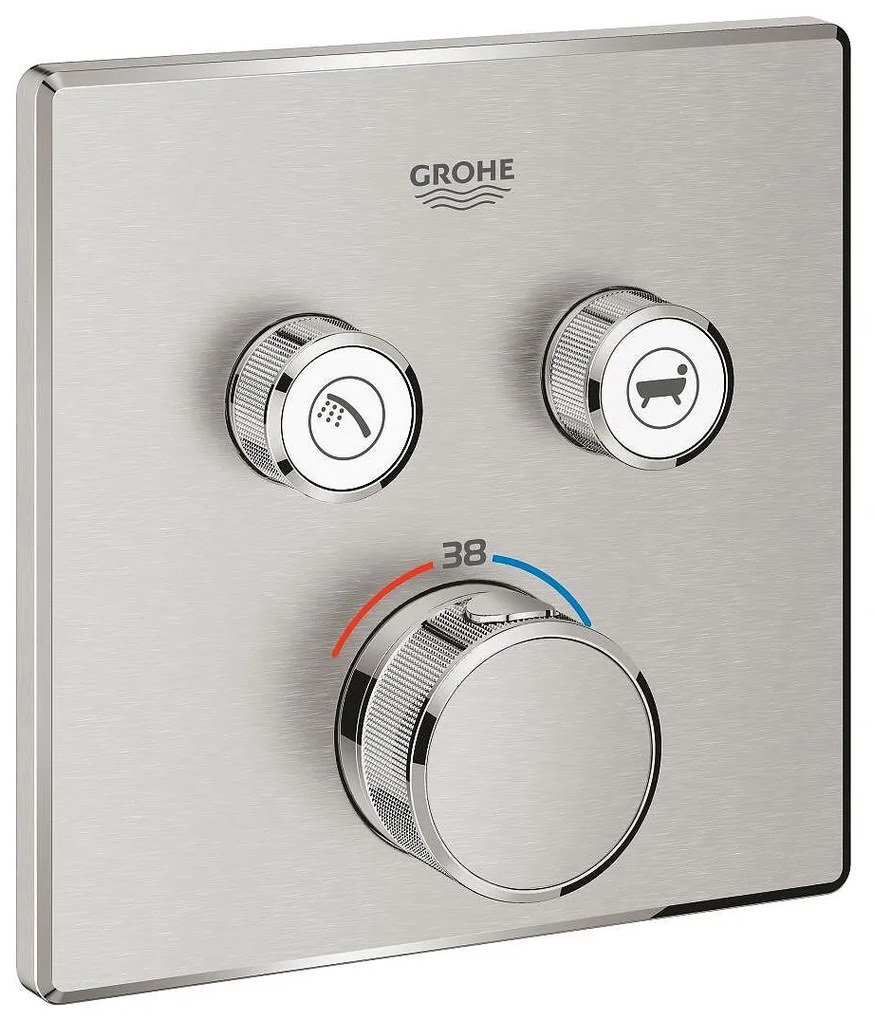 Термостат за вграждане 29124DC0 Grohtherm SmartControl, Grohe, за вана/душ