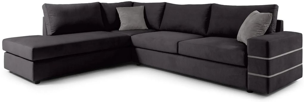 Ъглов диван Holmes-Anthracite-Left