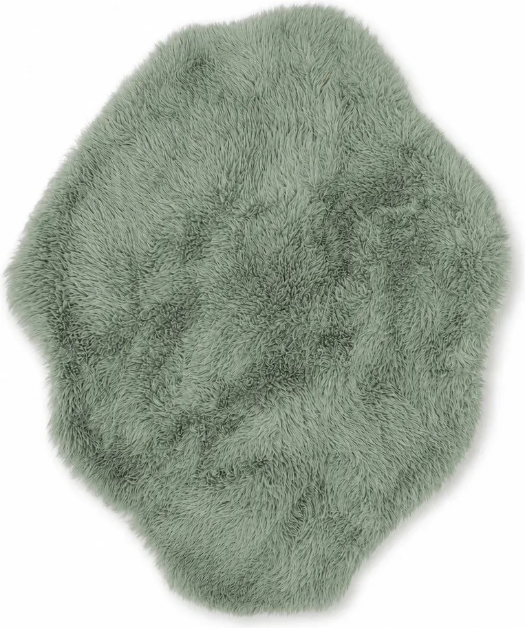 Светлозелен детски килим 90x120 cm Mammoth – Meowbaby