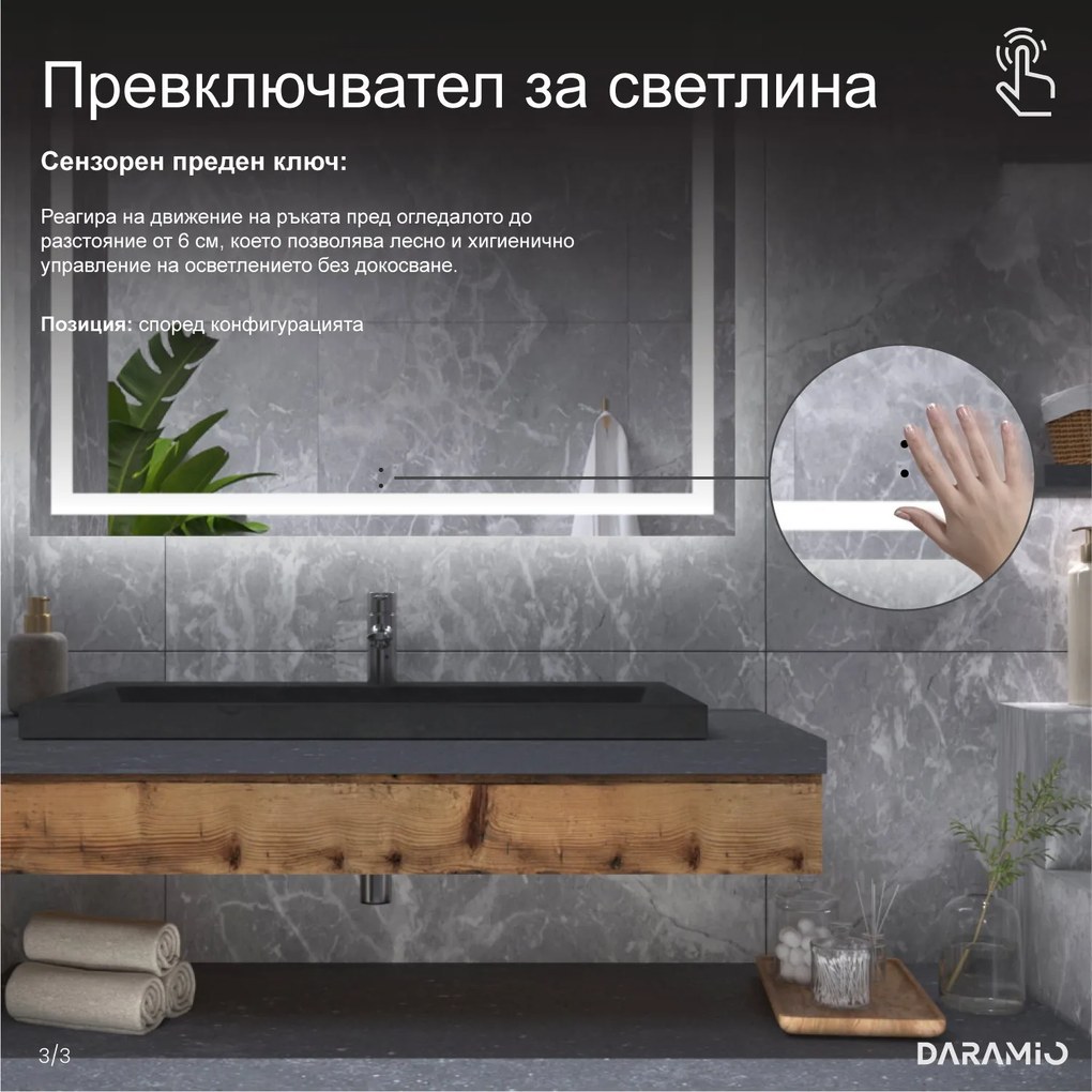 Огледало с лед осветление F2