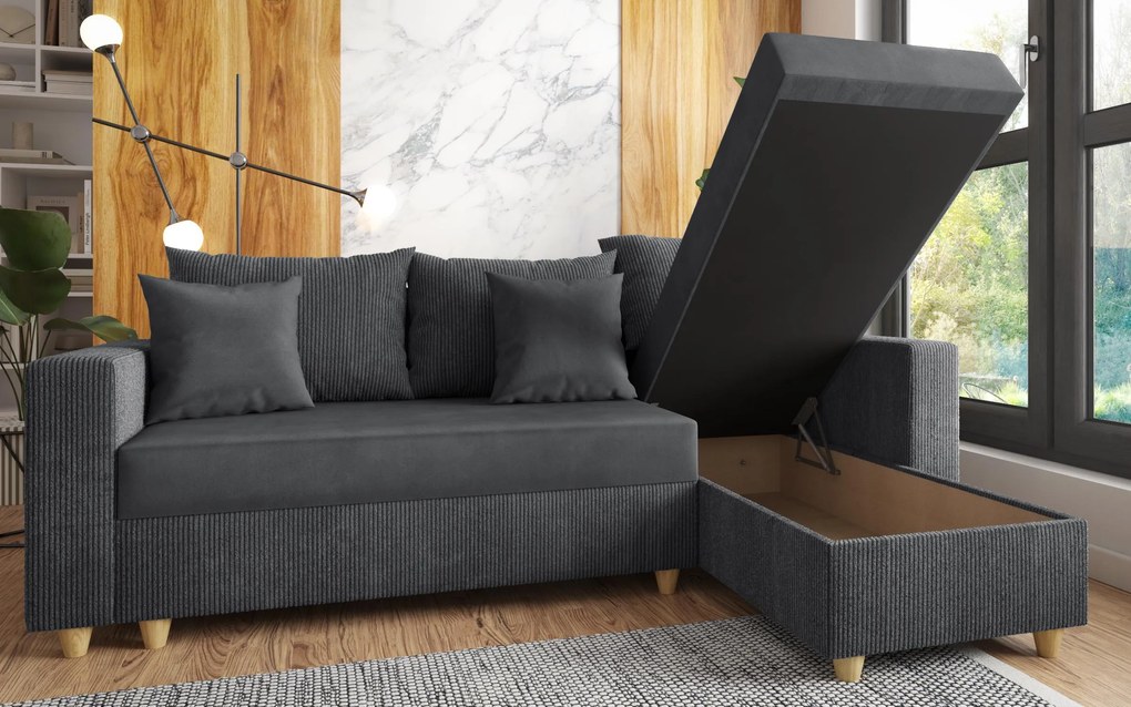 Разтегателен ъглов диван Финикс