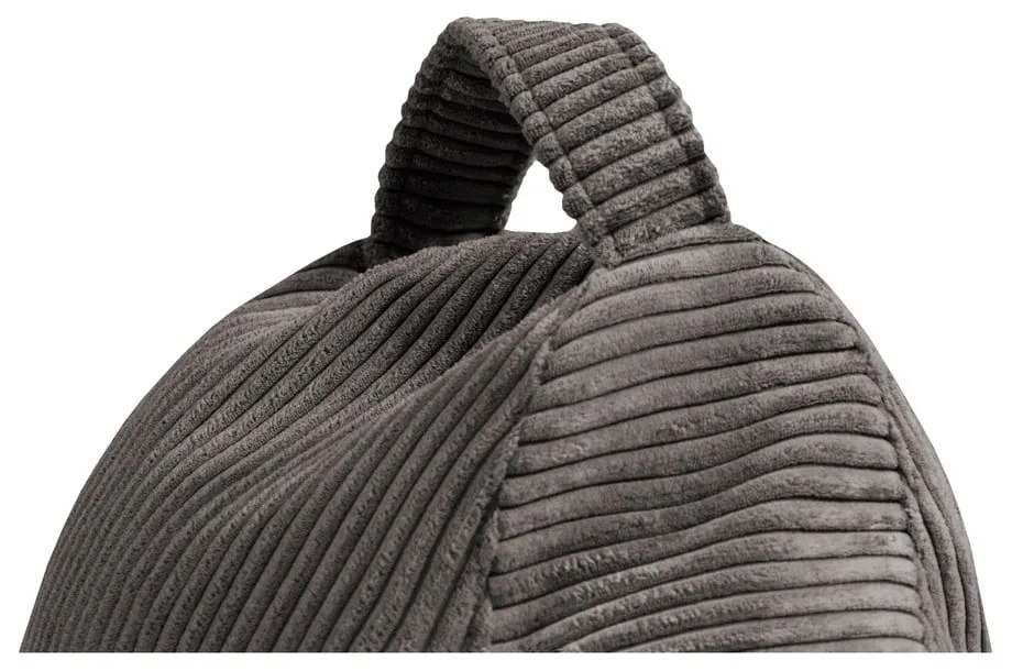 Тъмносив пуф от рипсено кадифе Play Amuse – SLOWDOWN