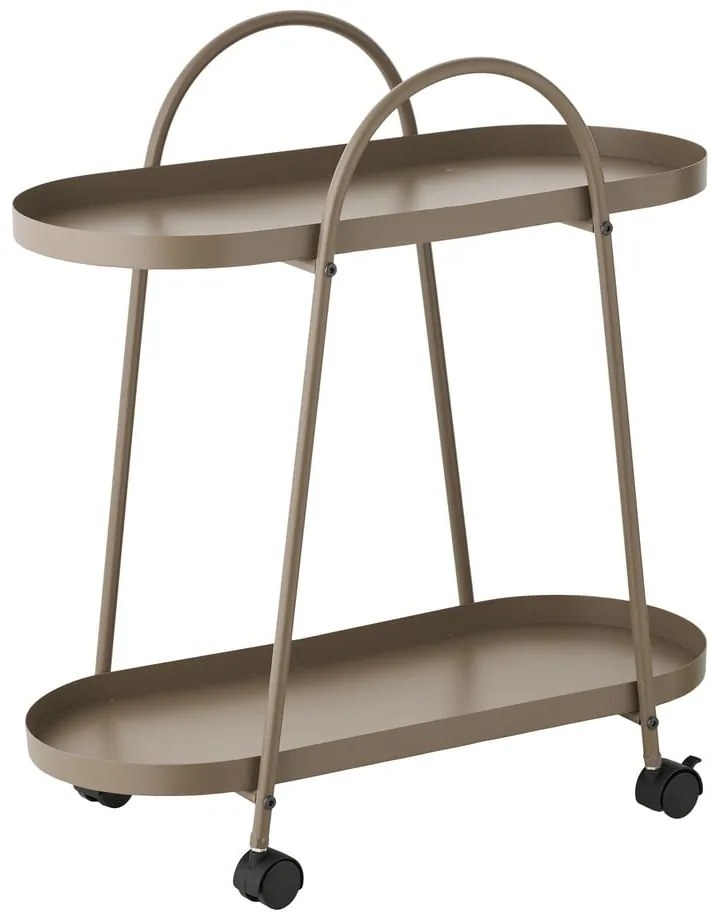 Метална маса за сервиране на колелца 27,5x60 cm Empoli – House Nordic