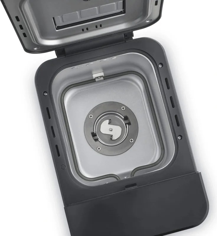 Хлебопекарна Graef BA806, 520W, 500-750 гр, 36 програми, Незалепващо покритие, 3 степени, Таймер с отложен старт, Черен