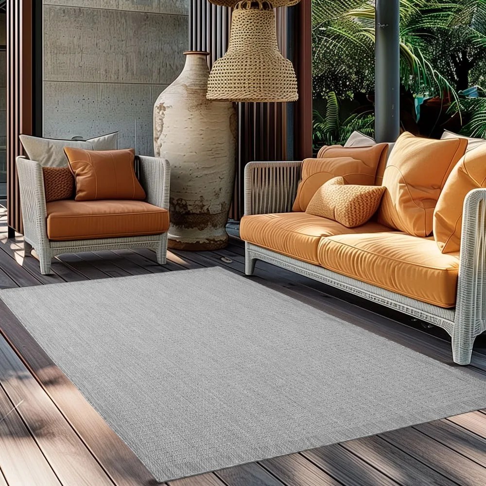 Сив външен килим 160x230 cm Giza – Ayyildiz Carpets