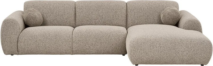 Сиво-бежов ъглов диван (десен ъгъл) Clyde – House Nordic