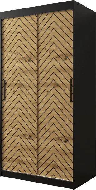 Плъзгащ се гардероб Jodelka-Mauro-Artisan-Дължина: 100 cm