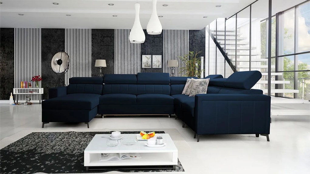 Ъглов диван Baltico VII-Left-Mple