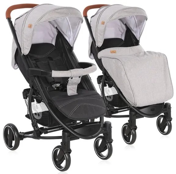 Детска количка S-300 LORELLI - Grey&Black