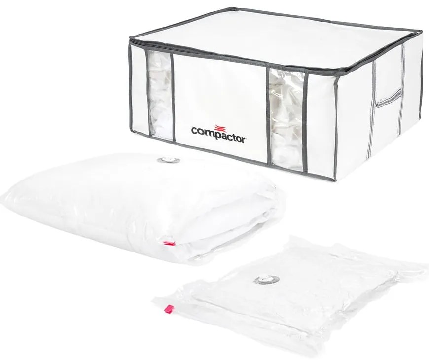 Вакуумна подсилена текстилна кутия за съхранение на дрехи 65x45x26,5 cm Life – Compactor