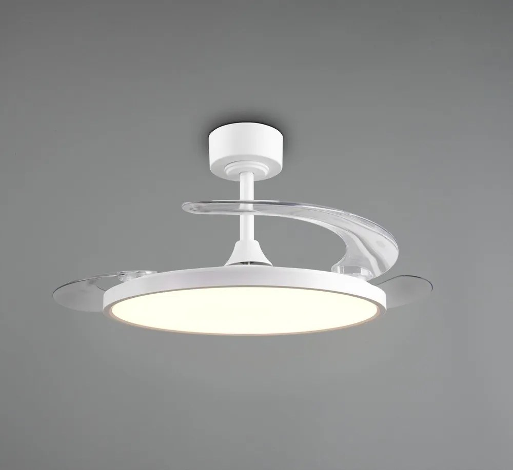 Бяло LED осветително тяло за таван Kasfjord – Reality