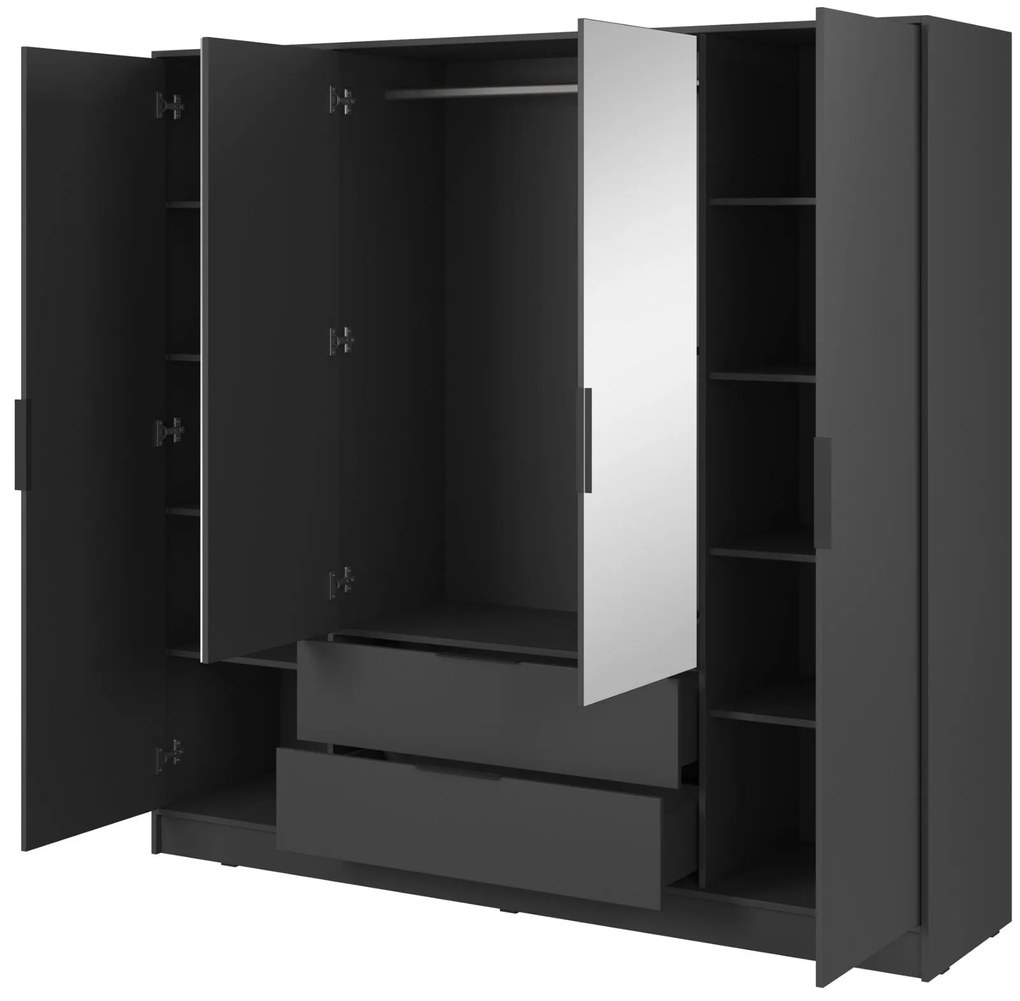 Гардероб Nelly III 4-врати-Gkri Skouro