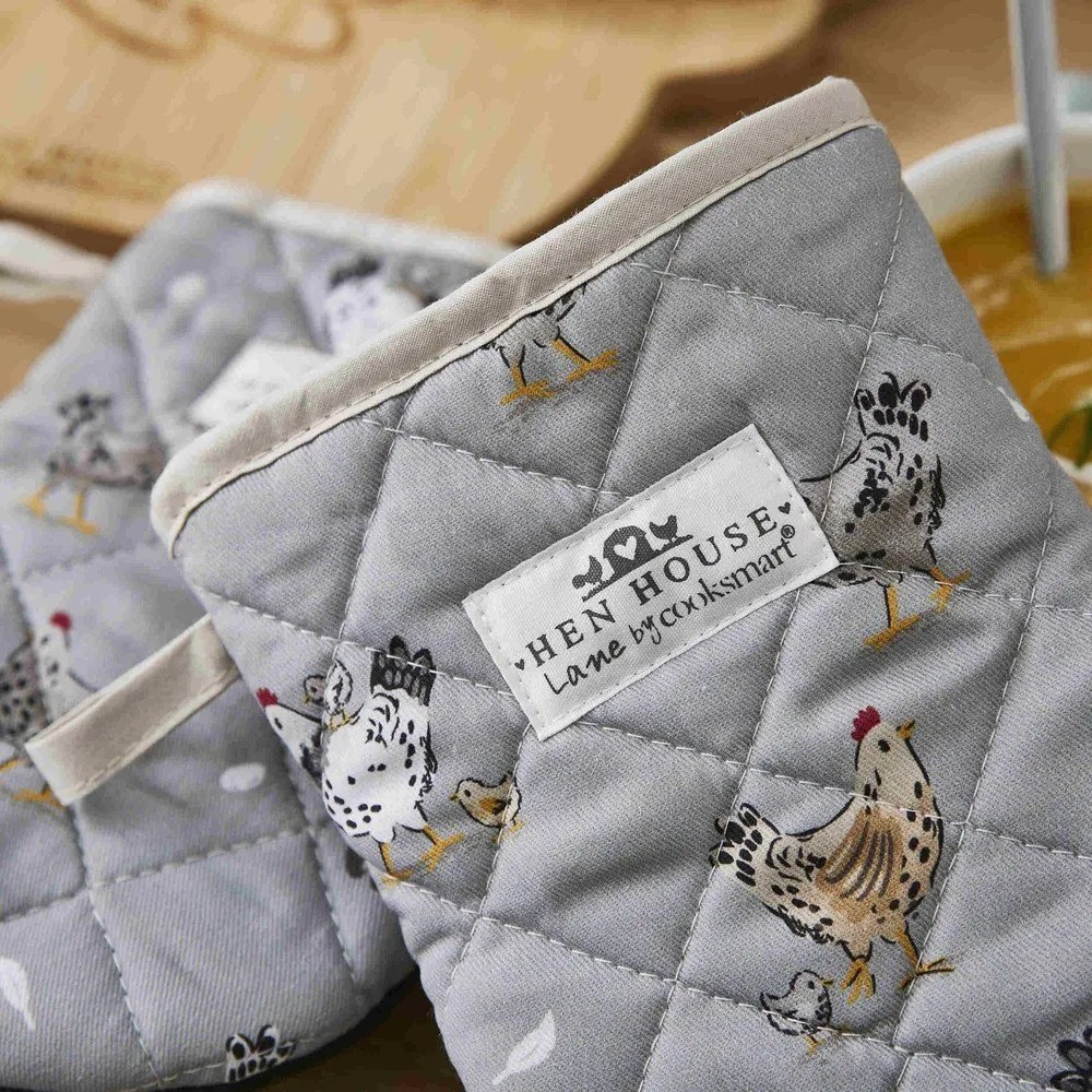Памучни кухненски ръкавици в комплект от 2 бр. Hen House – Cooksmart ®