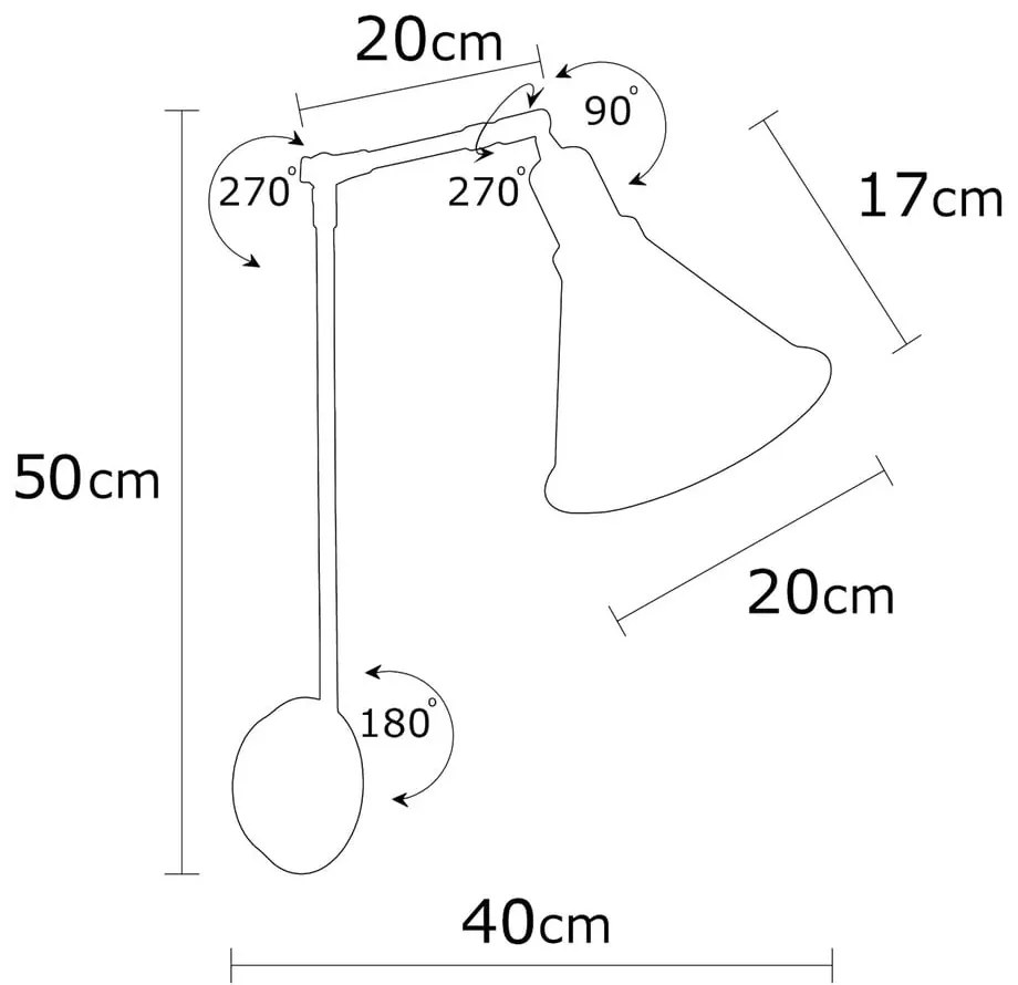 Стенна лампа бронзова Berceste – Opviq lights