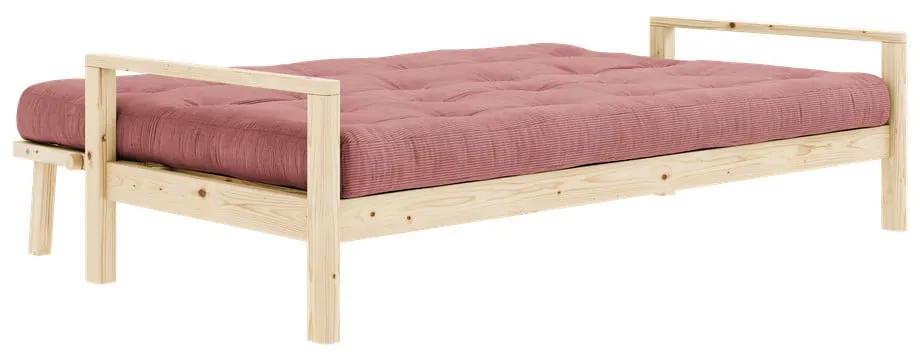 Розов разтегателен диван 205 cm Knob - Karup Design