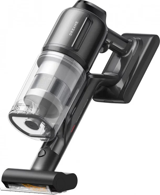 Вертикална прахосмукачка Dreame R20 Ultra AquaCycle VRV57F-AC, 200AW, 5 степени, 0.35/0.4/0.6 л, 90 мин, HEPA, LCD дисплей, Безчетков мотор, Черен