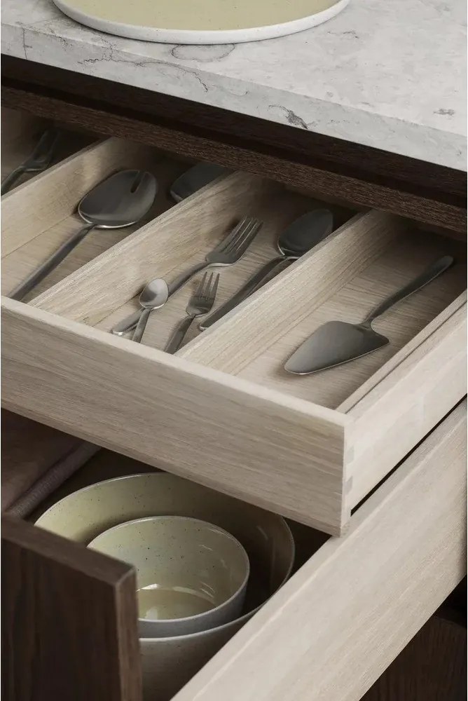 Десертни вилици в комплект 4 бр. от неръждаема стомана в матово сребрист цвят за 4 души Stella – Blomus