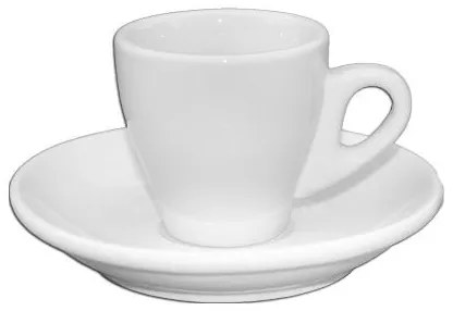 Horecano - Порцеланова чаша за кафе с чинийка 70мл (PV 060 N) - Китайски порцелан