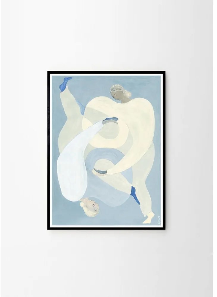 Постер 70x100 cm Hold You - Blue – Sofia Lind – The Poster Club