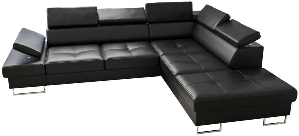 Ъглов диван Gelito LTHR-Mauro-Right