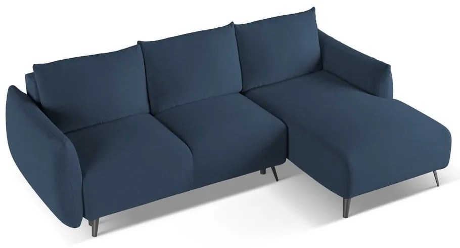 Син ъглов диван (десен ъгъл) Malie – Makamii