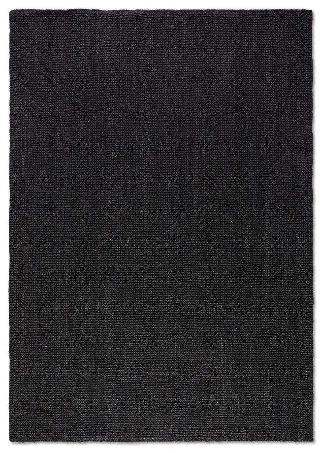 Черен килим от юта 120x170 cm Bouclé - Hanse Home