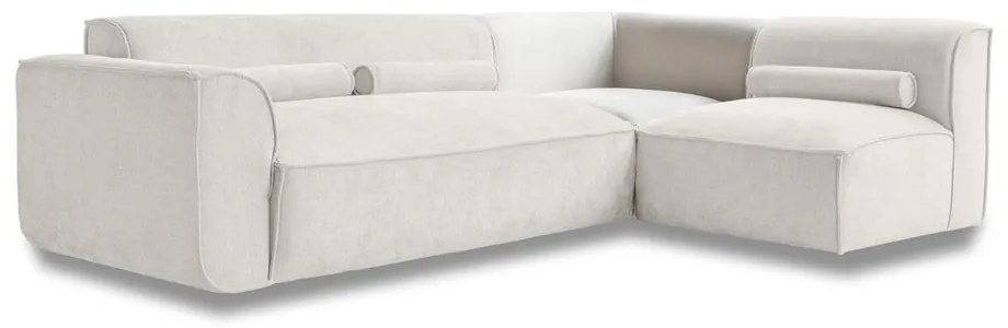 Кремав ъглов диван (десен ъгъл) Flex Felix – Miuform