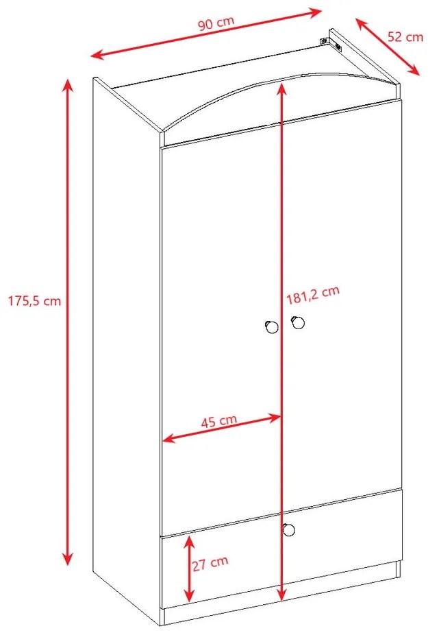Гардероб Babydreams Cartoon-Leuko-Safari