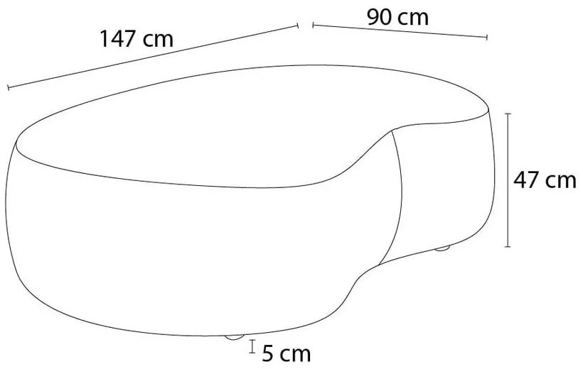 Табуретка от букле в тухлен цвят Saint-Germain - Bobochic Paris