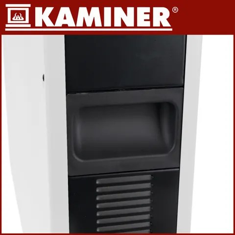 Електрически конвектор Kaminer Ziflo 2300W — С WiFi управление, таймер и дистанционно, бял