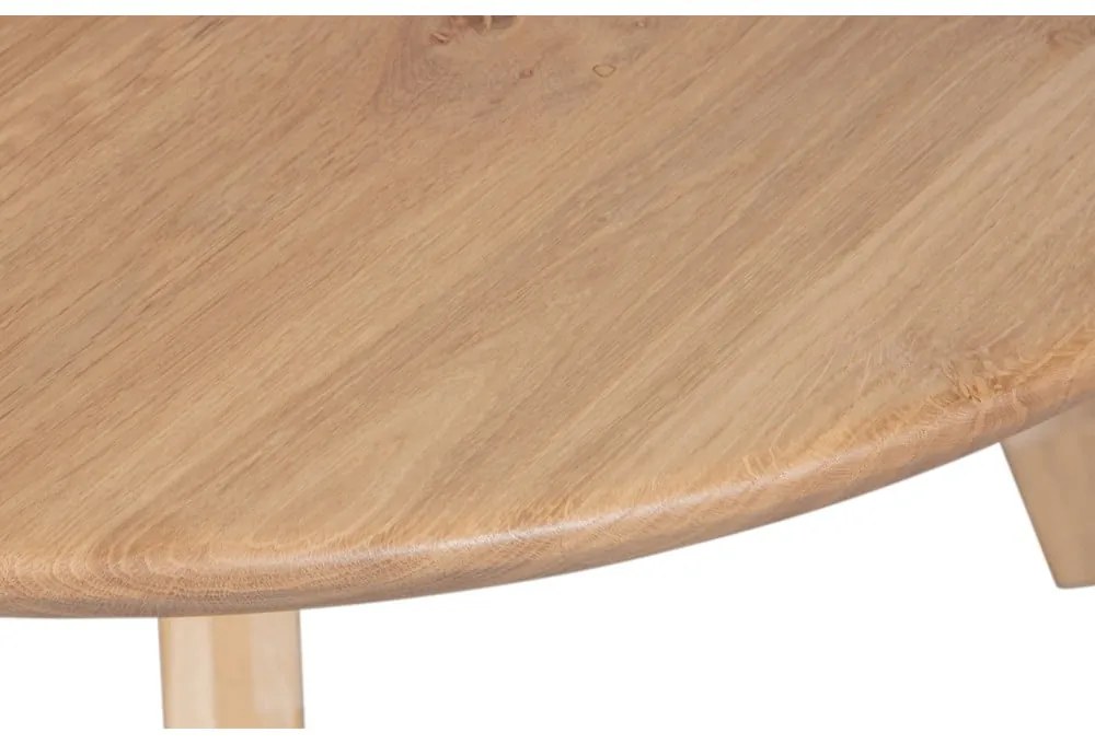 Дъбова маса за хранене 130x130 cm Tablo - WOOOD