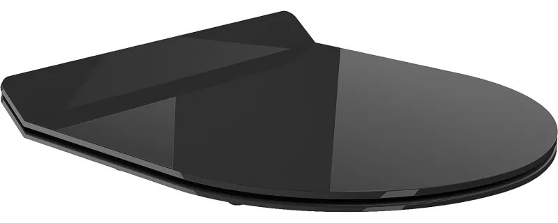 Mexen Lena бавно спускащи се тънки дъски, дуропласт, черен блясък - 39242070