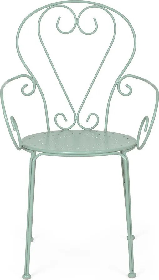 Градински стол метален в цвят мента Etienne – Bizzotto